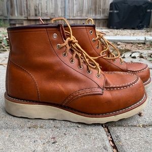 Women's RedWing Heritage 6-Inch Classic Moc Boot - Style 3375 - Size 7.5